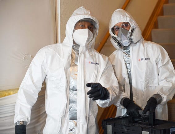 Bio-One of Akron Hoarding team after a job well done